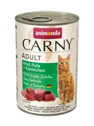 Animonda CARNY Adult hovězí, krůta, králík 400 g