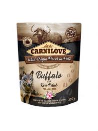 Carnilove Dog Pouch Paté Buffalo with Rose Petals 300 g