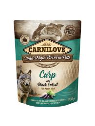 Carnilove Dog Pouch Paté Carp with Black Carrot 300 g