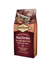 Carnilove Duck & Turkey for Large Breed Cats Muscles 6 kg