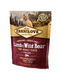 Carnilove Lamb & Wild Boar for Adult Cats Sterilised 400 g