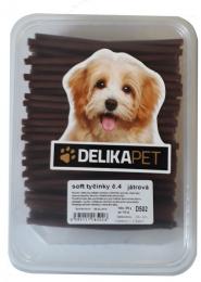 Delika-Pet Soft tyčinky játrové 12 cm průměr 4 mm 300 g