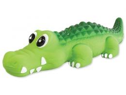 Dog Fantasy Hračka latex Krokodýl se zvukem 21 cm