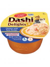 Inaba Churu Cat Dashi Delights kuře s tuňákem 70 g