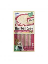 Inaba Churu Cat Hairball Control Chicken Recipe 4x14 g