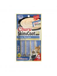 Inaba Churu Cat Skin&Coat Tuna Recipe 4x14 g
