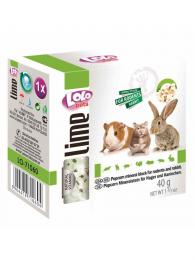 LOLOPets Lime popcorn minerální kámen pro hlodavce 40 g