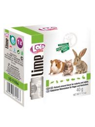 LOLOPets Lime přírodní minerální kámen pro hlodavce 40 g