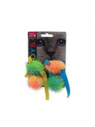 Magic Cat Hračka myš a koule s catnipem 5 cm 4 ks