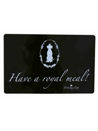 Trixie Prostírání Royal Meal gumová podložka pod misky černá 44x28 cm