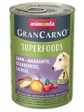 Animonda GranCarno konzerva Superfoods jehněčí, amarant, brusinky, los.olej 400 g