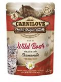 Carnilove Cat Pouch Wild Boar enriched with Chamomile 85 g