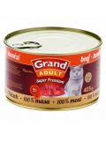 Grand Super Premium Cat Adult Beef 405 g