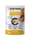 Ontario Cat kapsička kuřecí se šunkou v omáčce 80 g