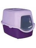Trixie WC VICO kryté s dvířky fialovo/šeříková 56x40x40 cm
